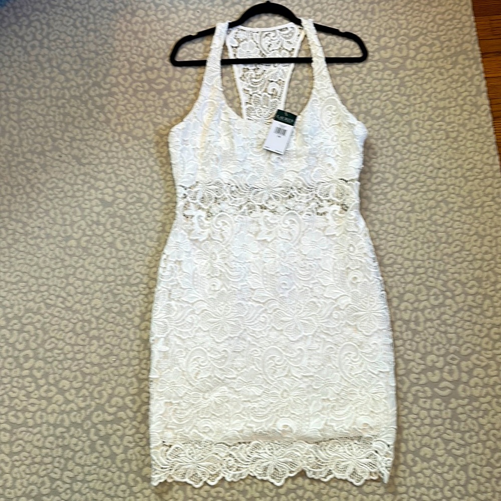 Ralph Lauren, beautiful white lace dress for summer Sz 14